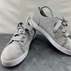 Vionic Keke Suede Women's Size 8.5 M Grey Casual Comfort Lace Up Sneakers